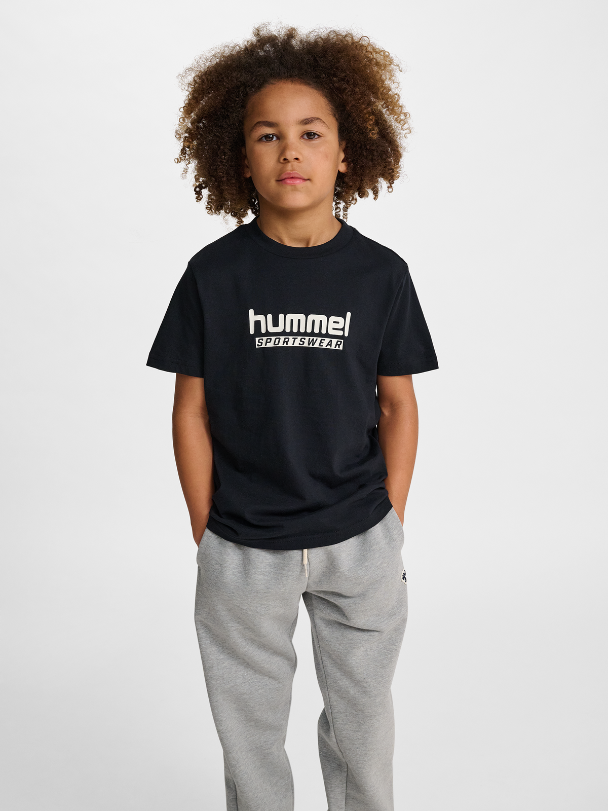 hummel Jr Base T-shirt S/S Black