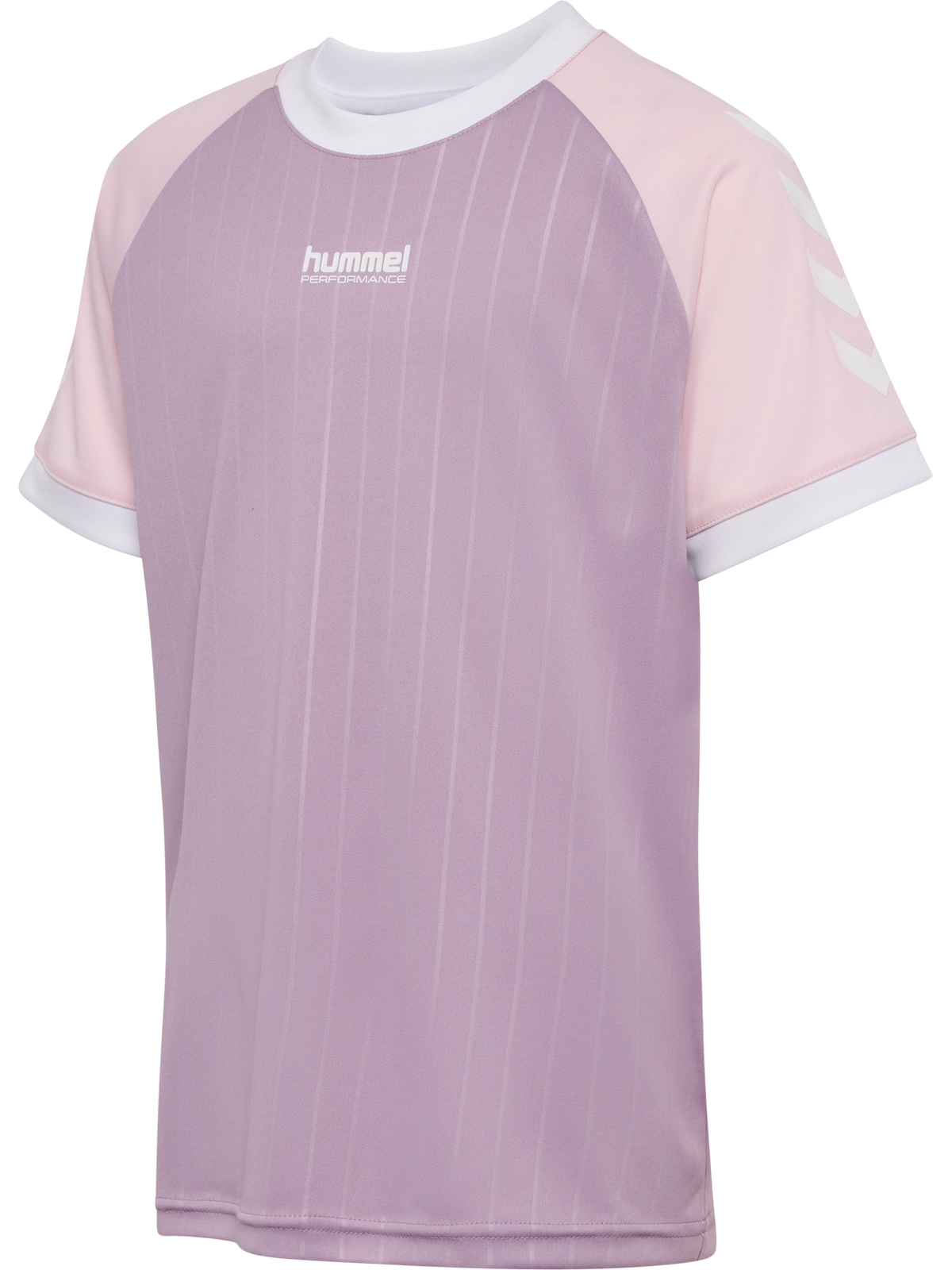 hummel Jr Stripe T-shirt S/S Lavender Mist
