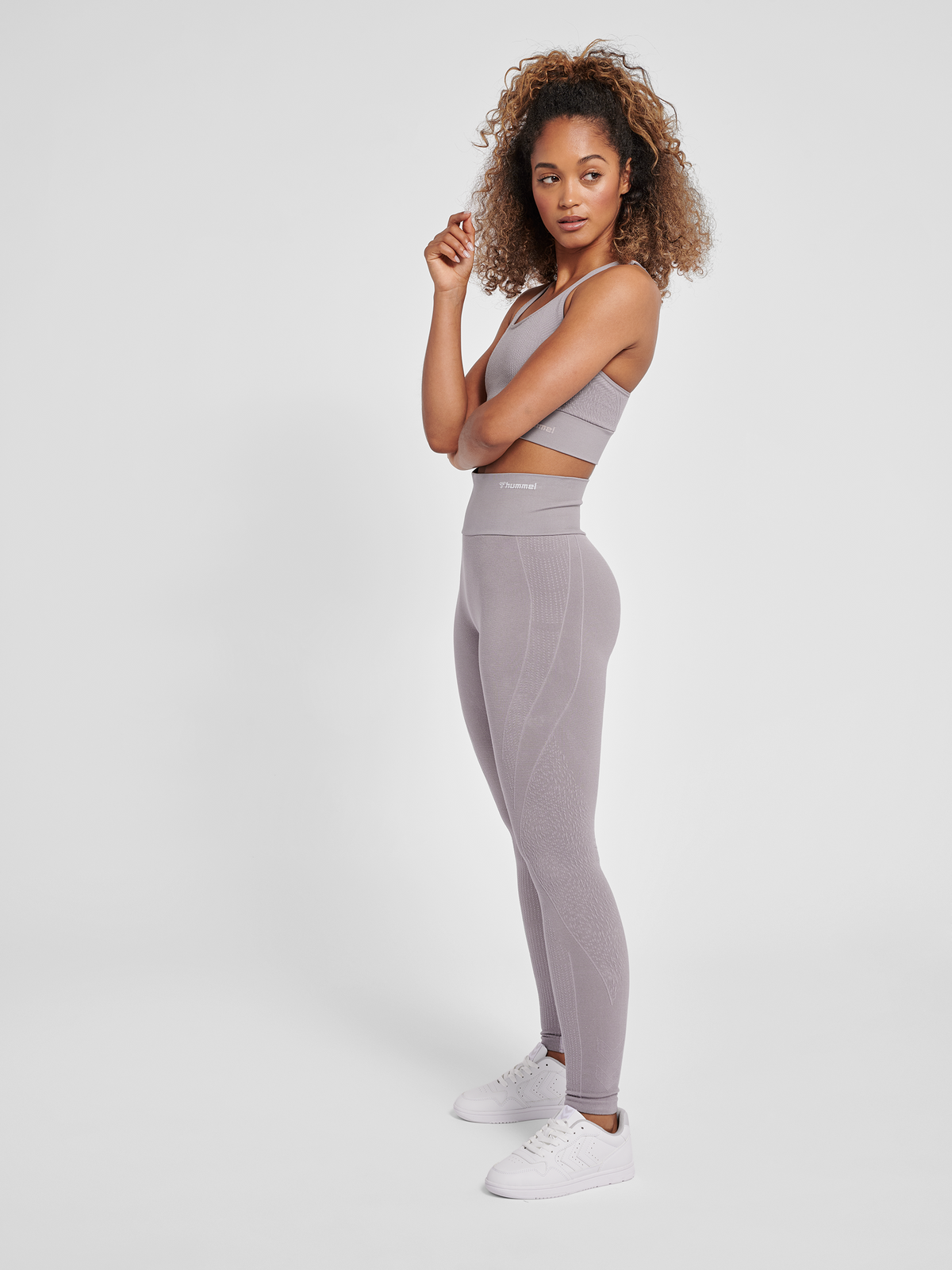 hummel Mt Flow Seamless HW Tights Minimal Gray