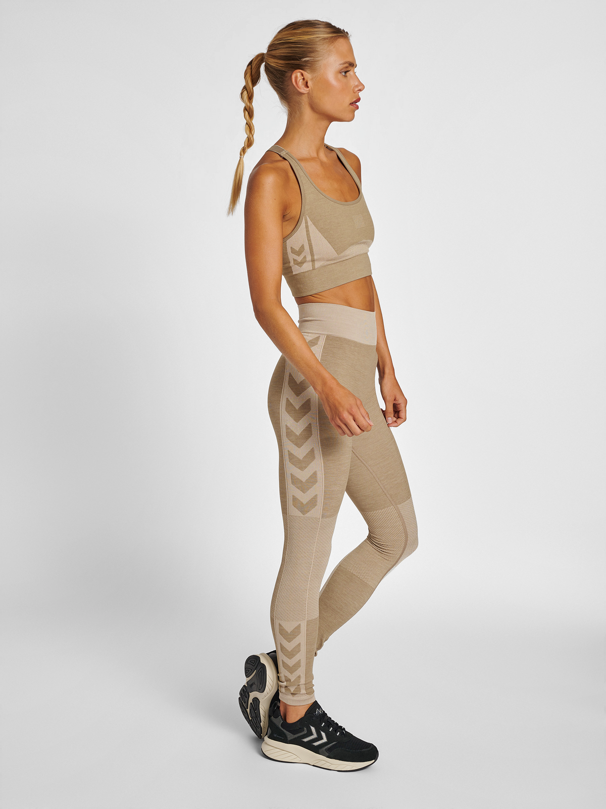 hummel Clea Seamless Sports Top Chateau Gray/Driftwood Melange