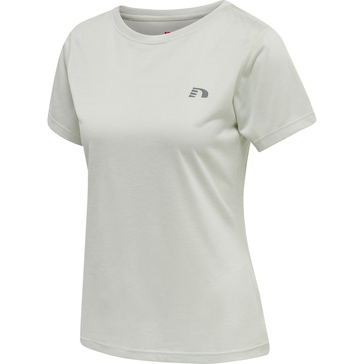 Newline Women Statement T-shirt S/S Oyster Mushroom Melange