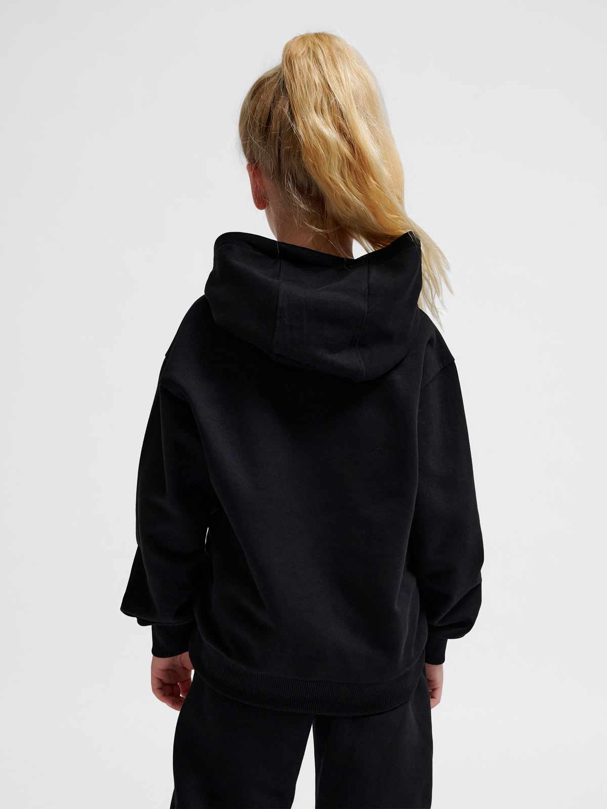 hummel Jr Loose Hoodie Bee Black