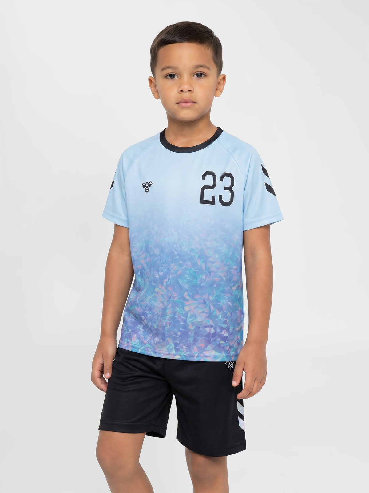 hummel Shimmer T-shirt S/S Skyway/Black