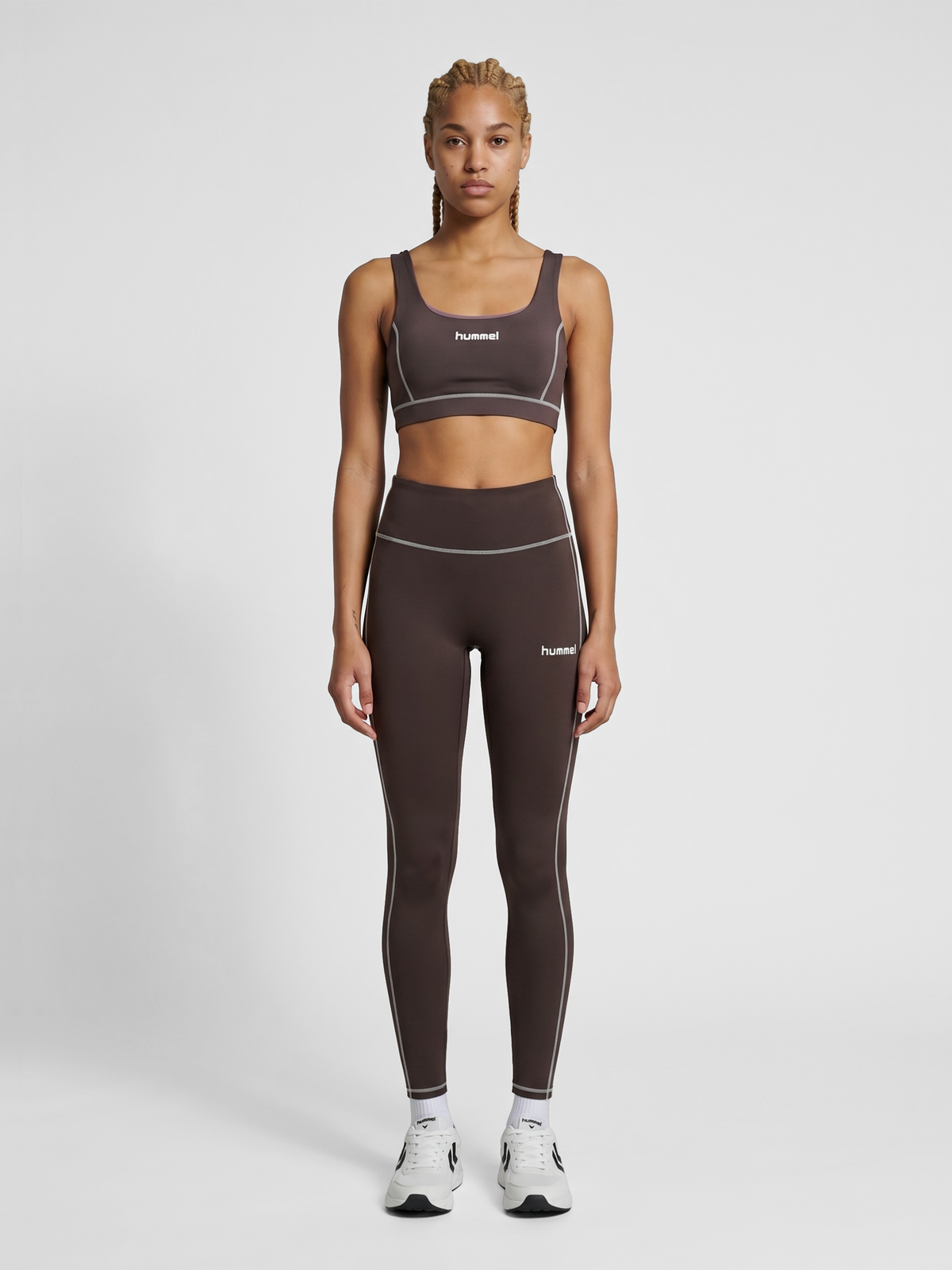 hummel Pulse Retro Medium Support Bra Shale