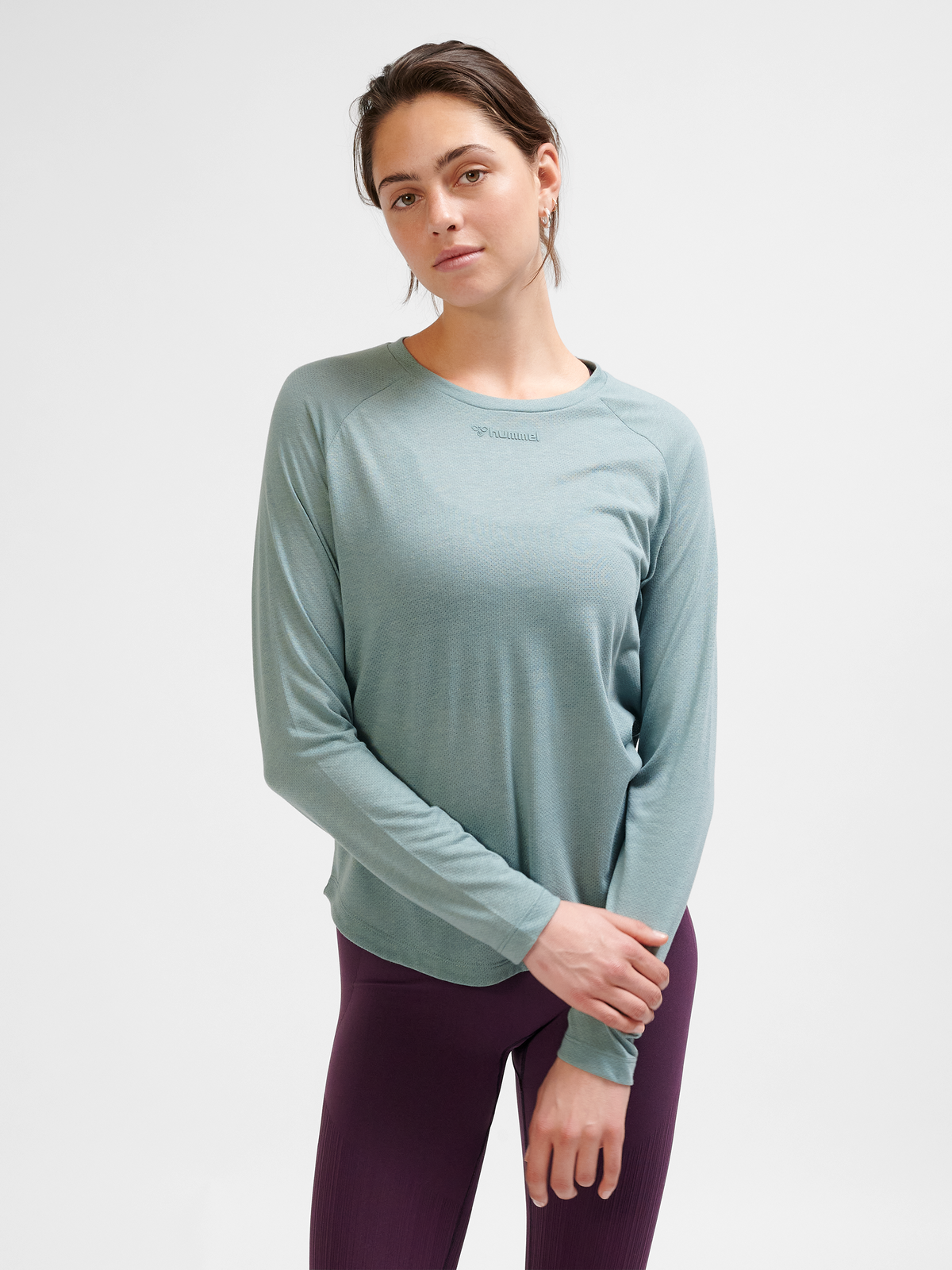hummel Mt Vera T-shirt L/S Chinois Green