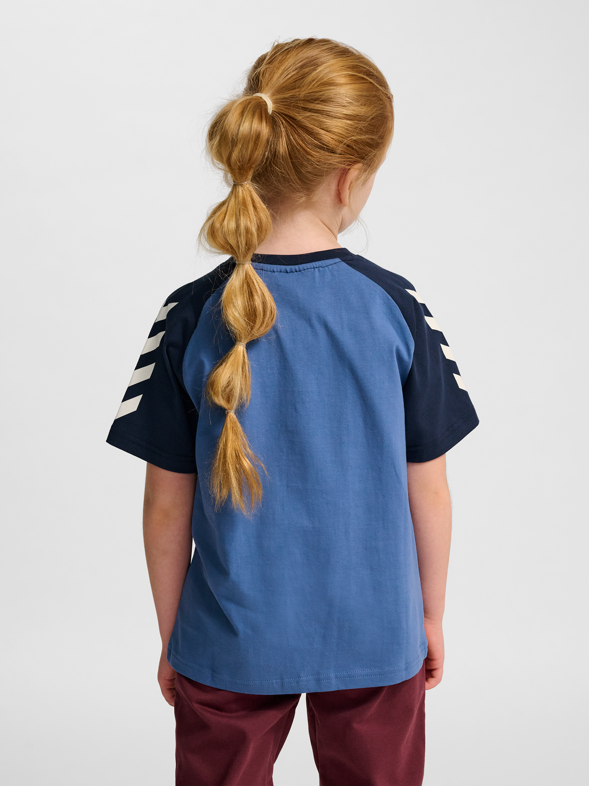 hummel Jr Logo T-shirt S/S Dutch Blue