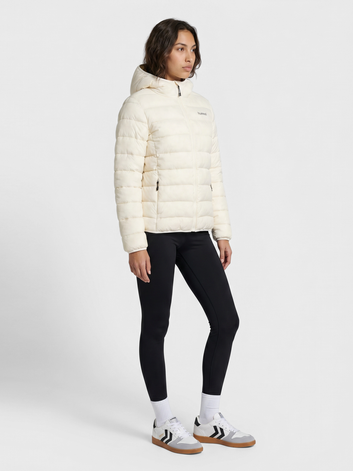 hummel Lightweight W Puffer Jacket Egret