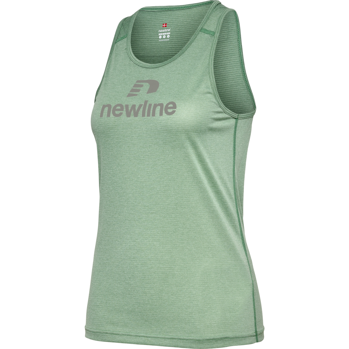 Newline Fontana Singlet Woman Green Bay Melange