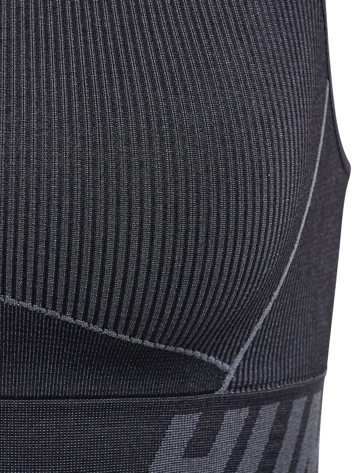 hummel Te Christel Seamless Sports Top Black/Asphalt Melange