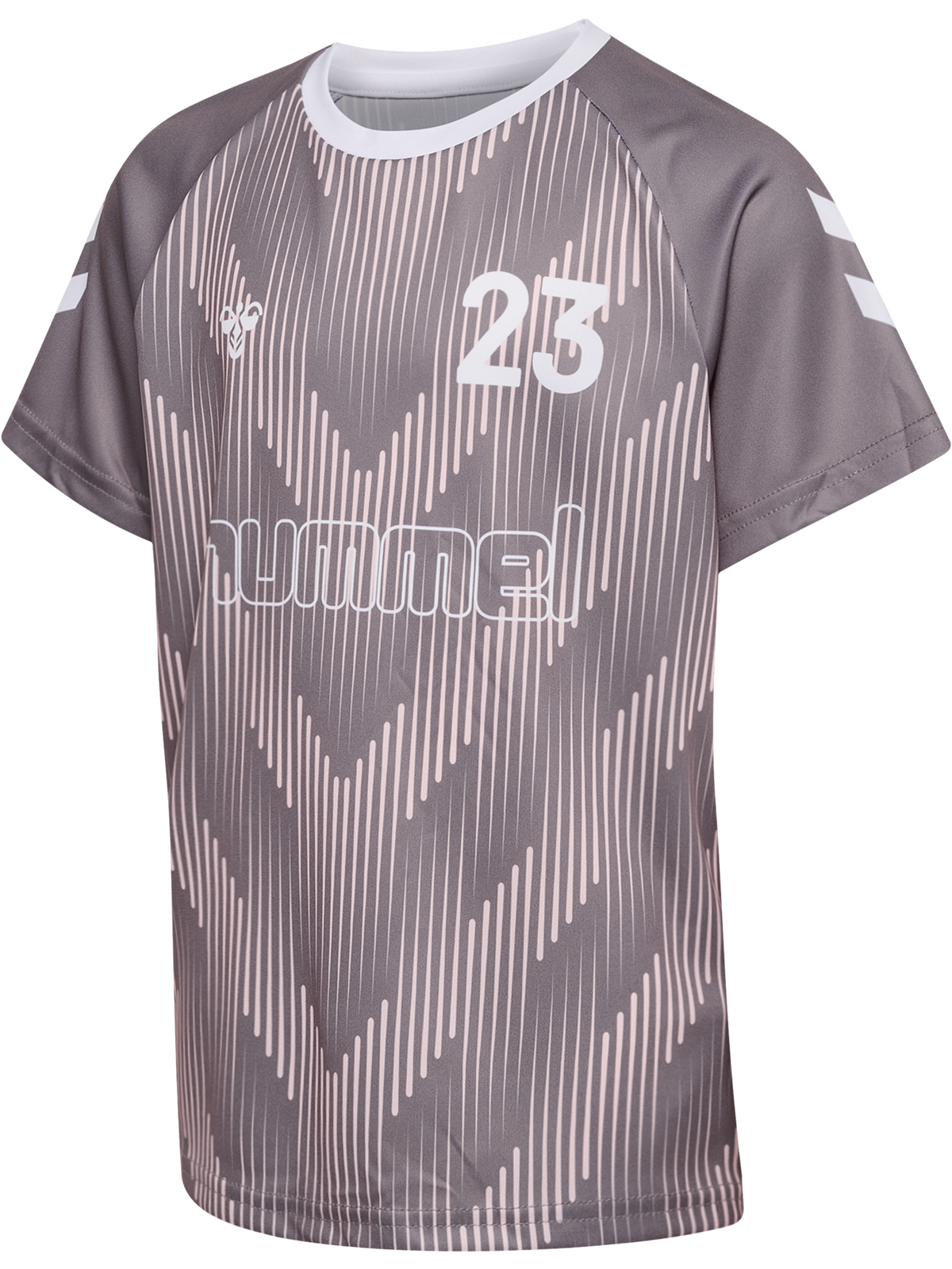 hummel Jr Reg Soccer 12 T-shirt SS Gray Ridge