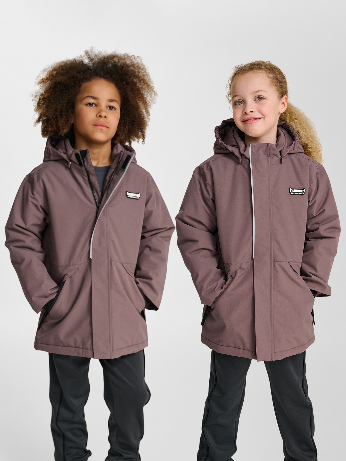 hummel Jr Snow Jacket Wp 10K Peppercorn