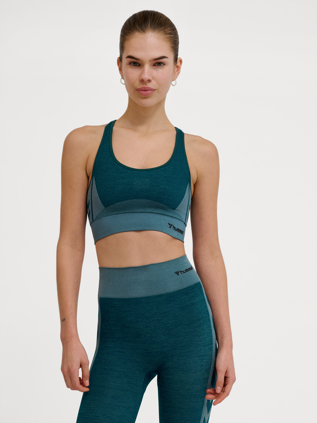 hummel Clea Seamless Sports Top Dark Sea