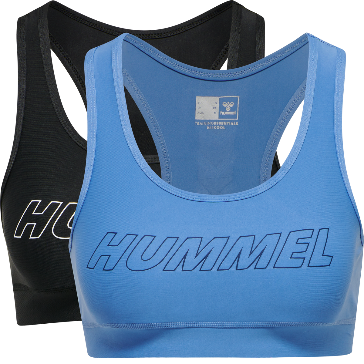 hummel Te Tola 2-PACK Sports Bra Black/Marina