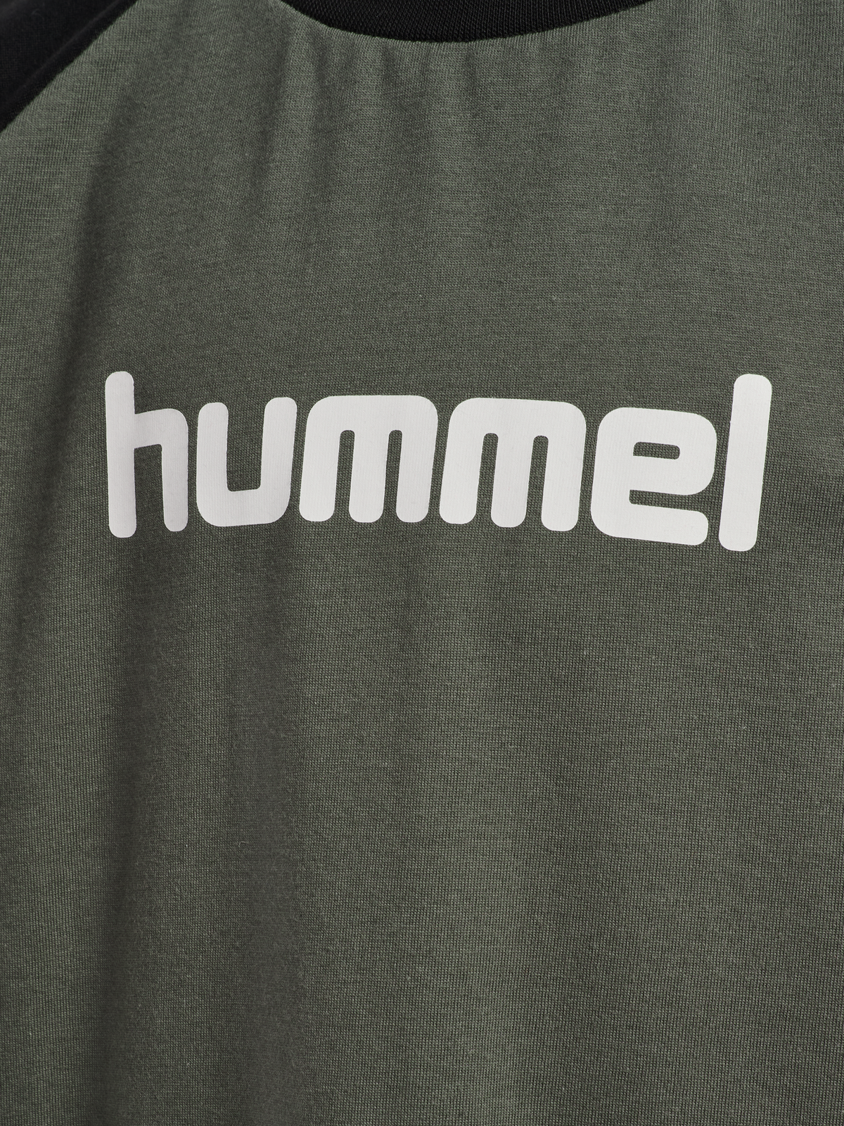 hummel Jr Logo T-shirt S/S Castor Gray