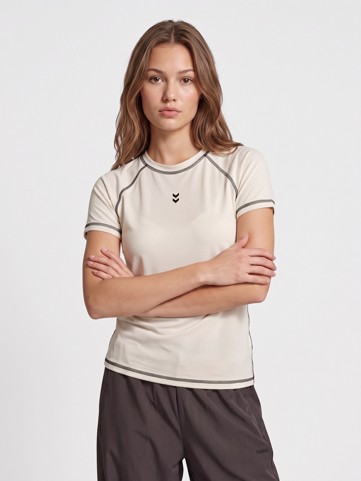 hummel I-D Mesh T-shirt S/S Egret