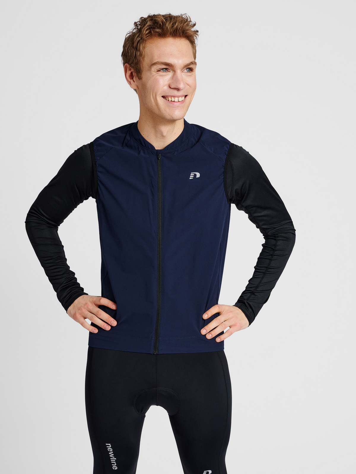 Newline Mens Core Bike Gilet Black Iris