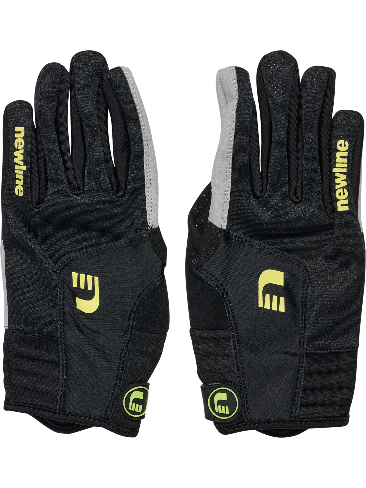 Newline Bike Grip Gloves Black/Fiesta Cazoo