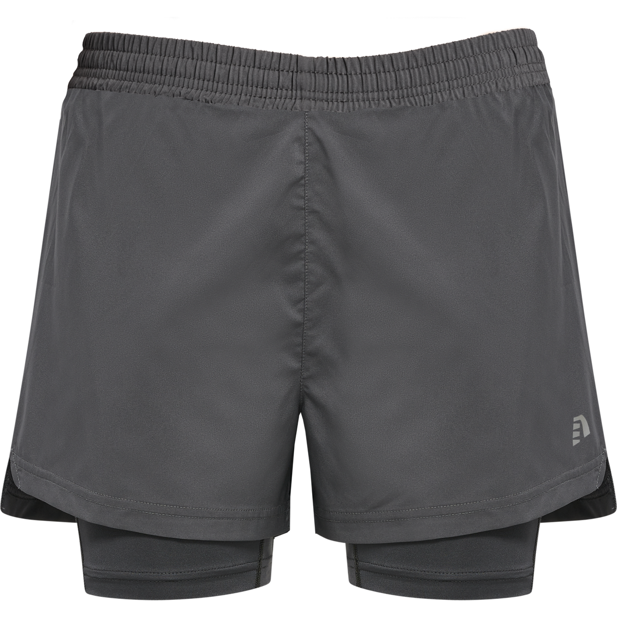 Newline Women 2-IN-1 Running Shorts Forged Iron