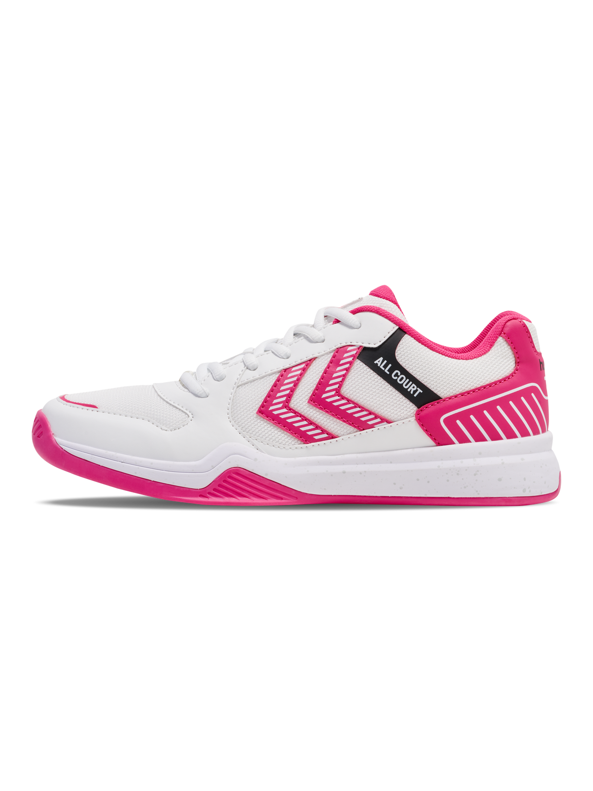 hummel All Court Bright White/Raspberry Sorbet