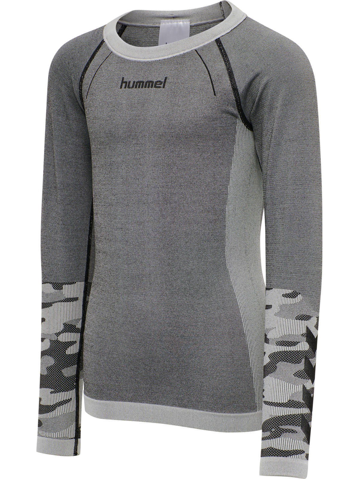 hummel Max Seamless T-shirt L/S Medium Melange