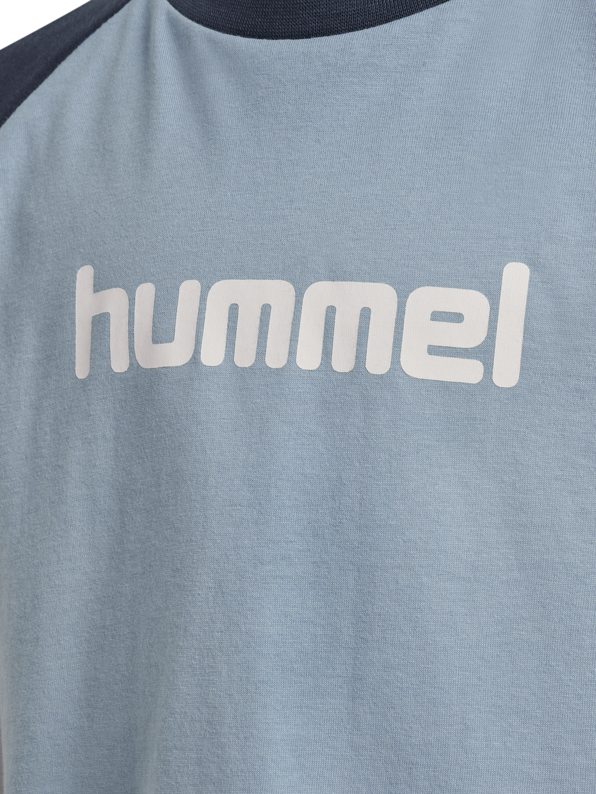 hummel Jr Logo T-shirt S/S Dusty Blue