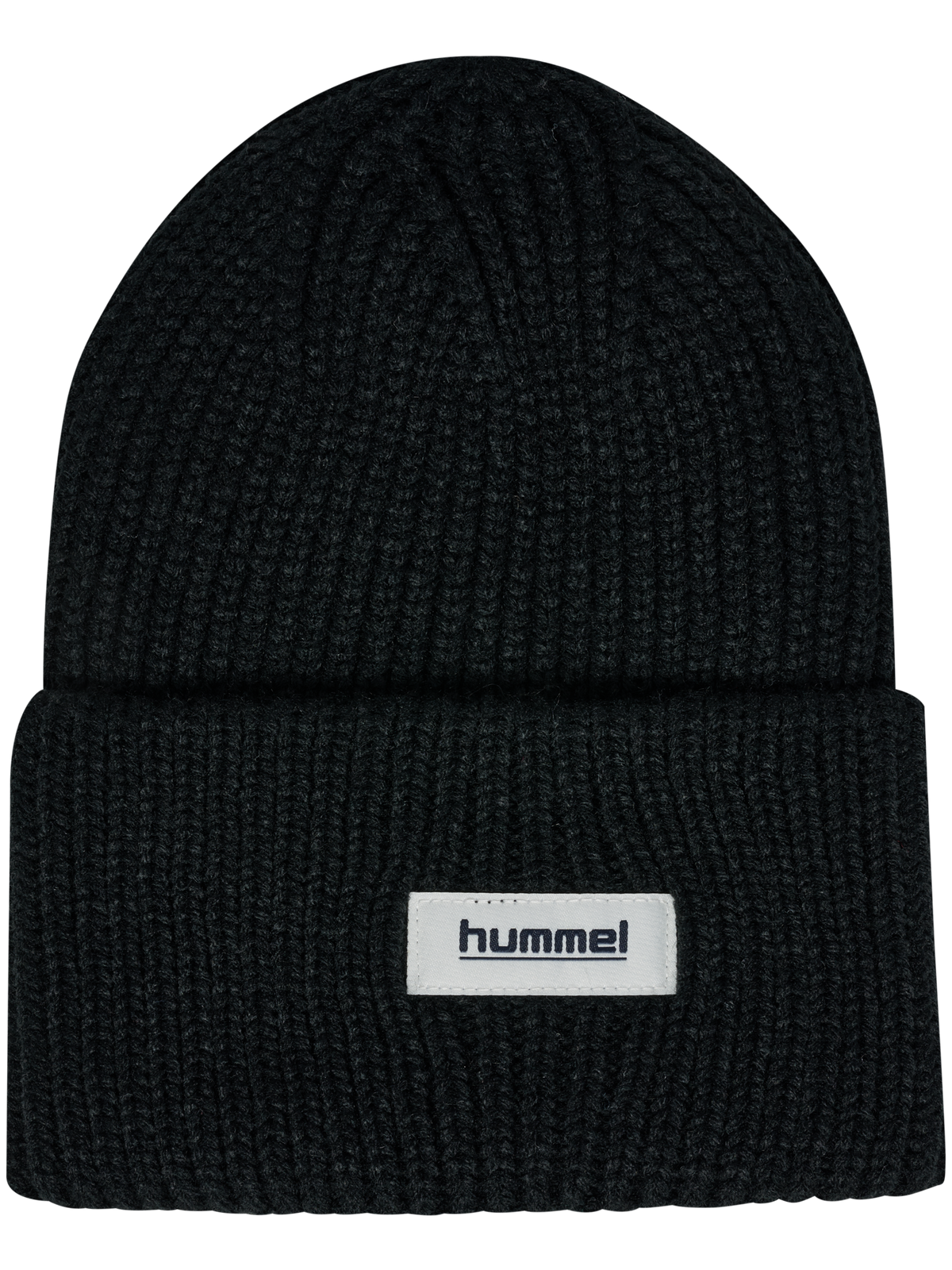 hummel Jr Heavy Rib Knit Beanie Black