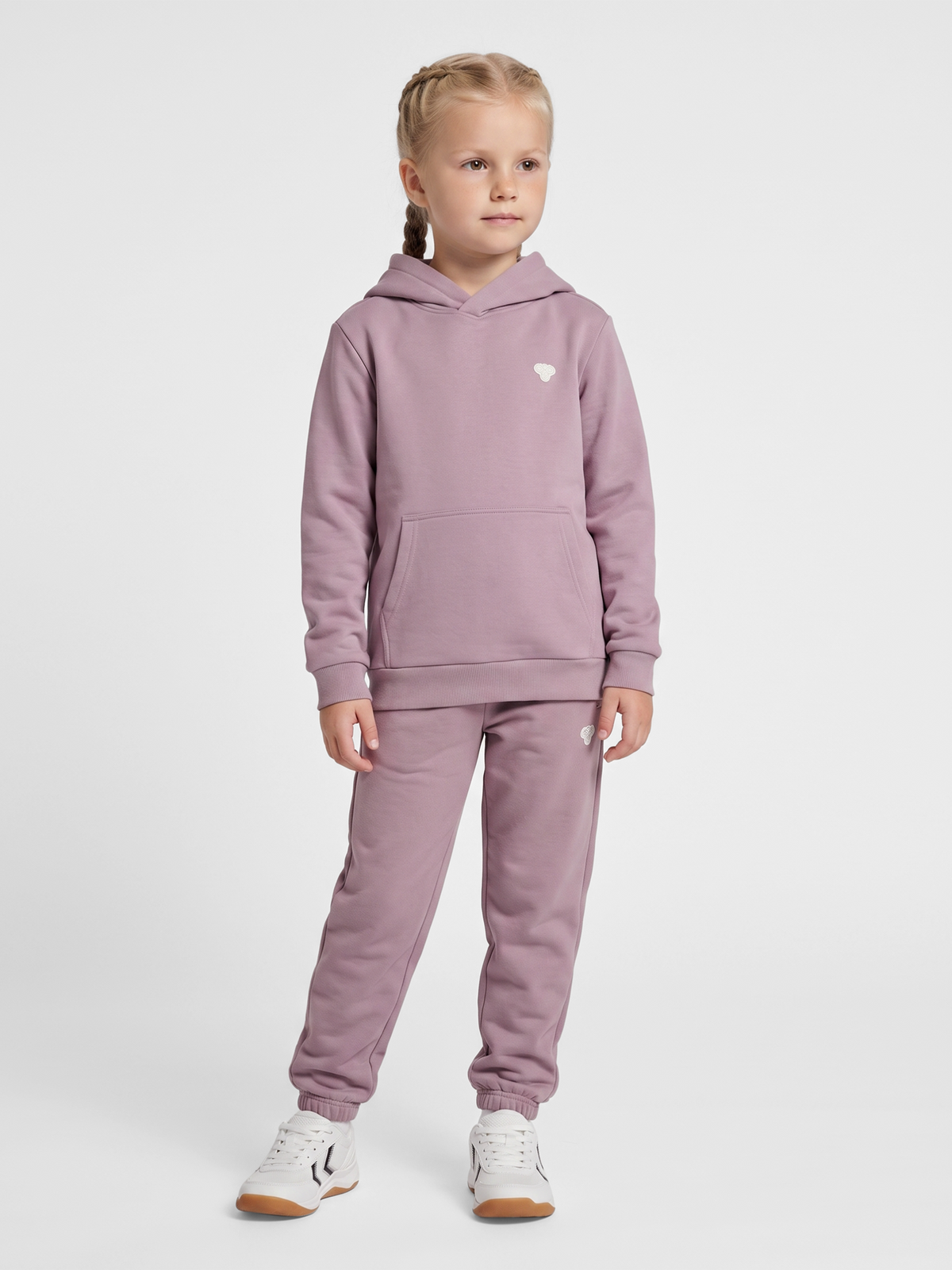 hummel Jr Loose Hoodie Bee Sea Fog