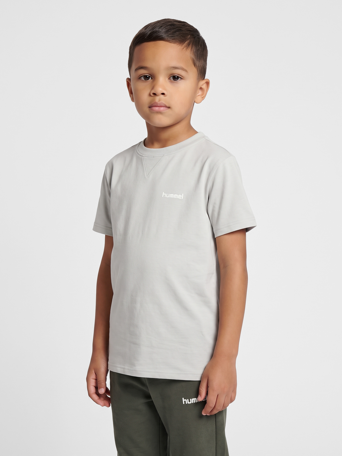 hummel Jr Light Sweat T-shirt S/S Lunar Rock