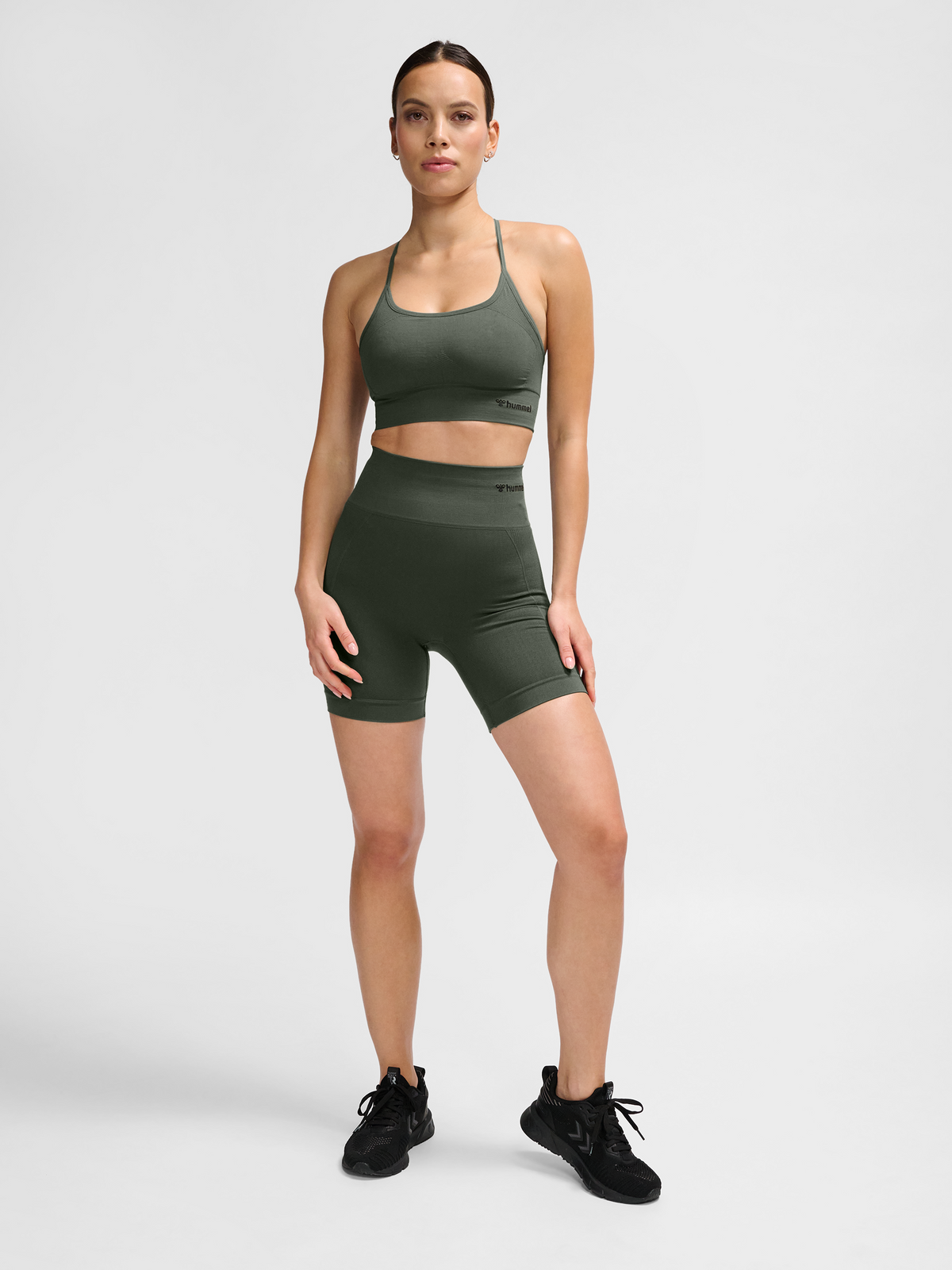 hummel Tiffy Seamless Sports Top Climbing Ivy