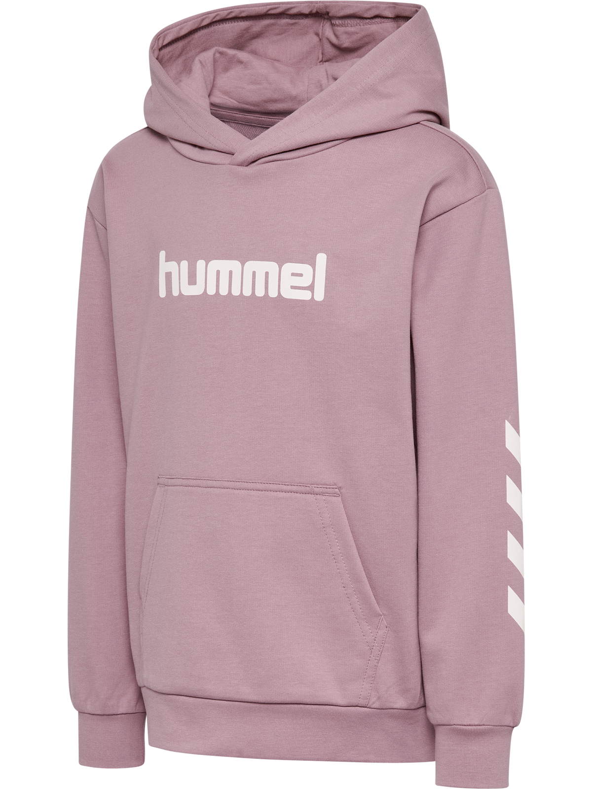 hummel Jr Logo Hoodie Sea Fog