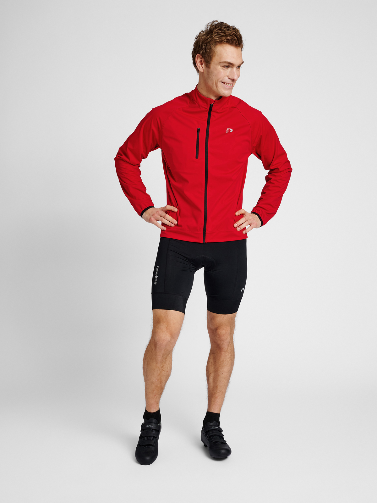 Newline Mens Core Bike Thermal Jacket Tango Red