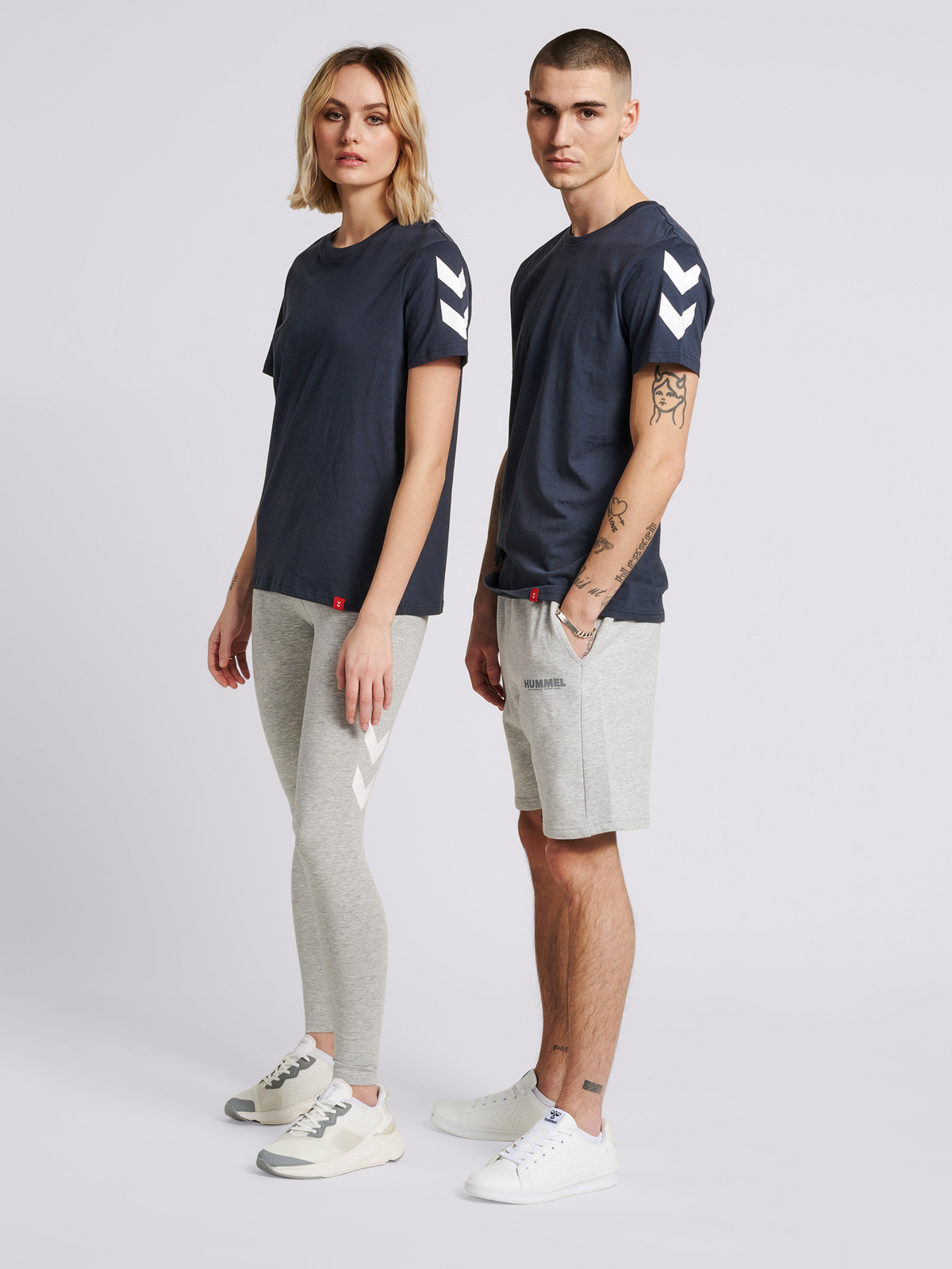 hummel Legacy Chevron T-shirt Blue Nights