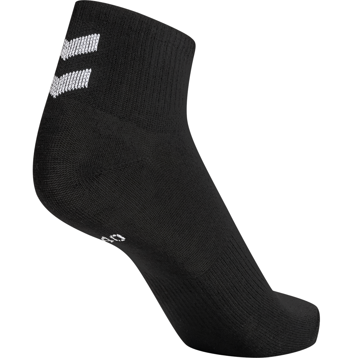 hummel Chevron 6-PACK Mid Cut Socks Black/Black