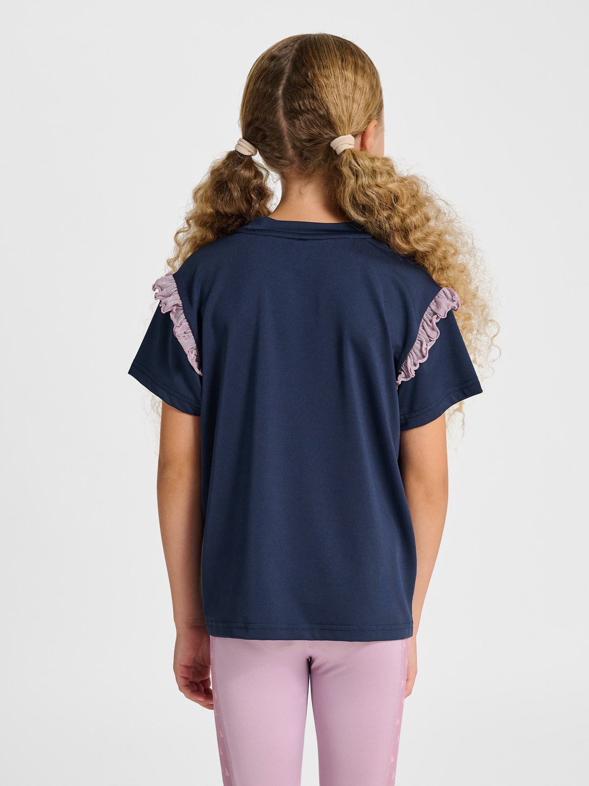 hummel Jr Mix Glitter T-shirt S/S Black Iris