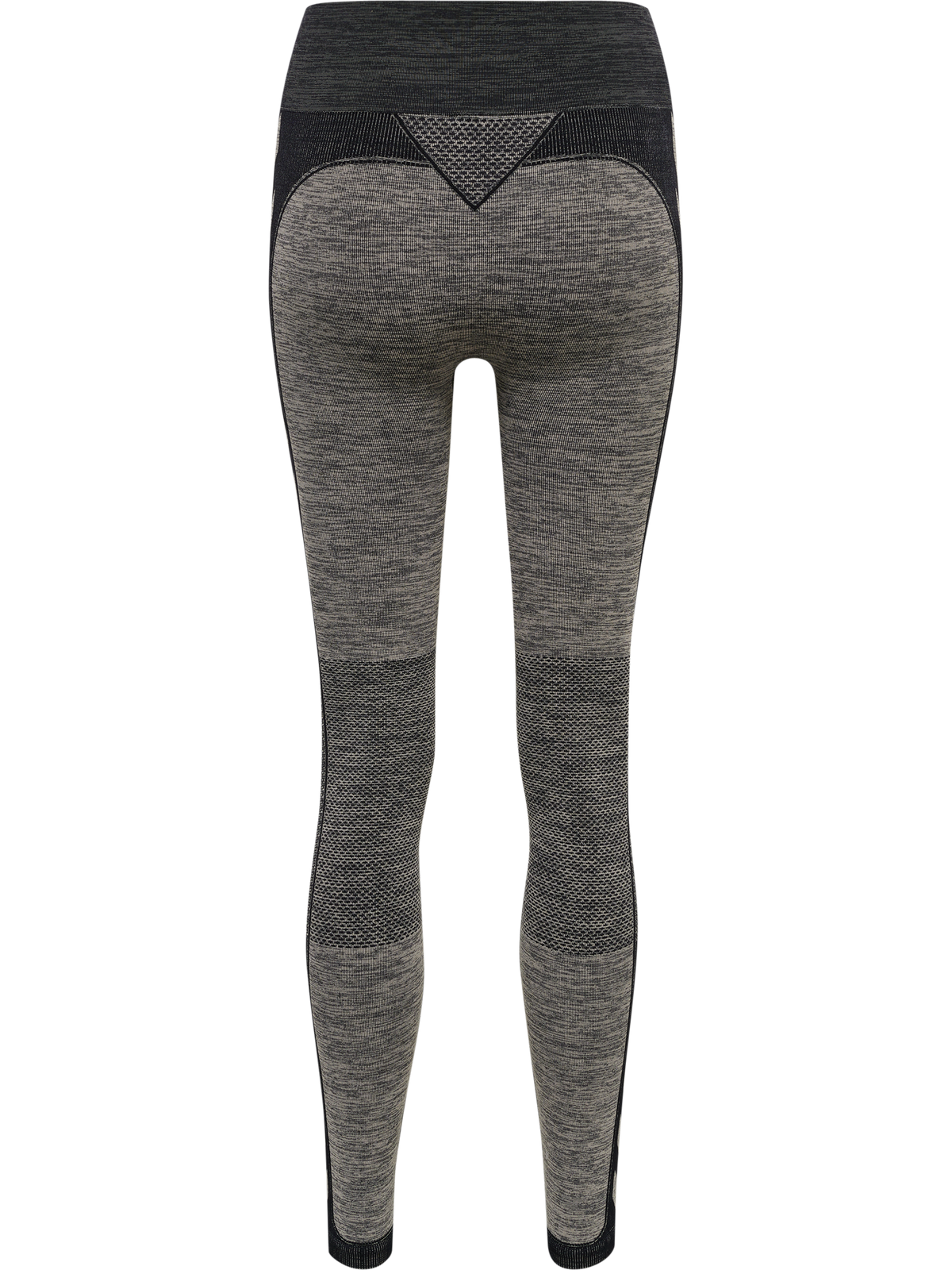 hummel Clea Seamless Mid Waist Tights Chateau Gray/Black Melange