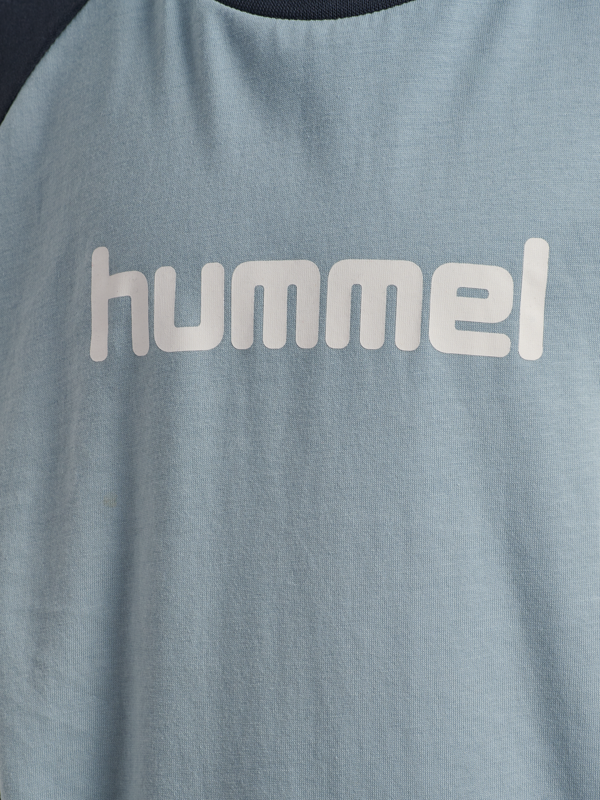 hummel Jr Logo T-shirt L/S Dusty Blue