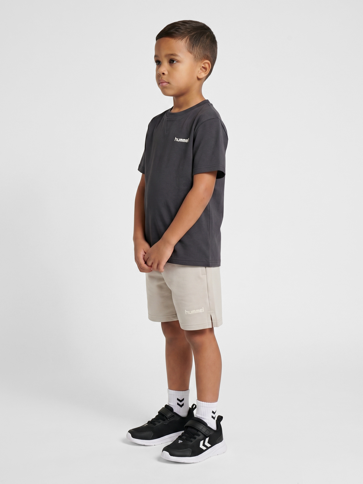 hummel Jr Light Sweat Shorts Lunar Rock
