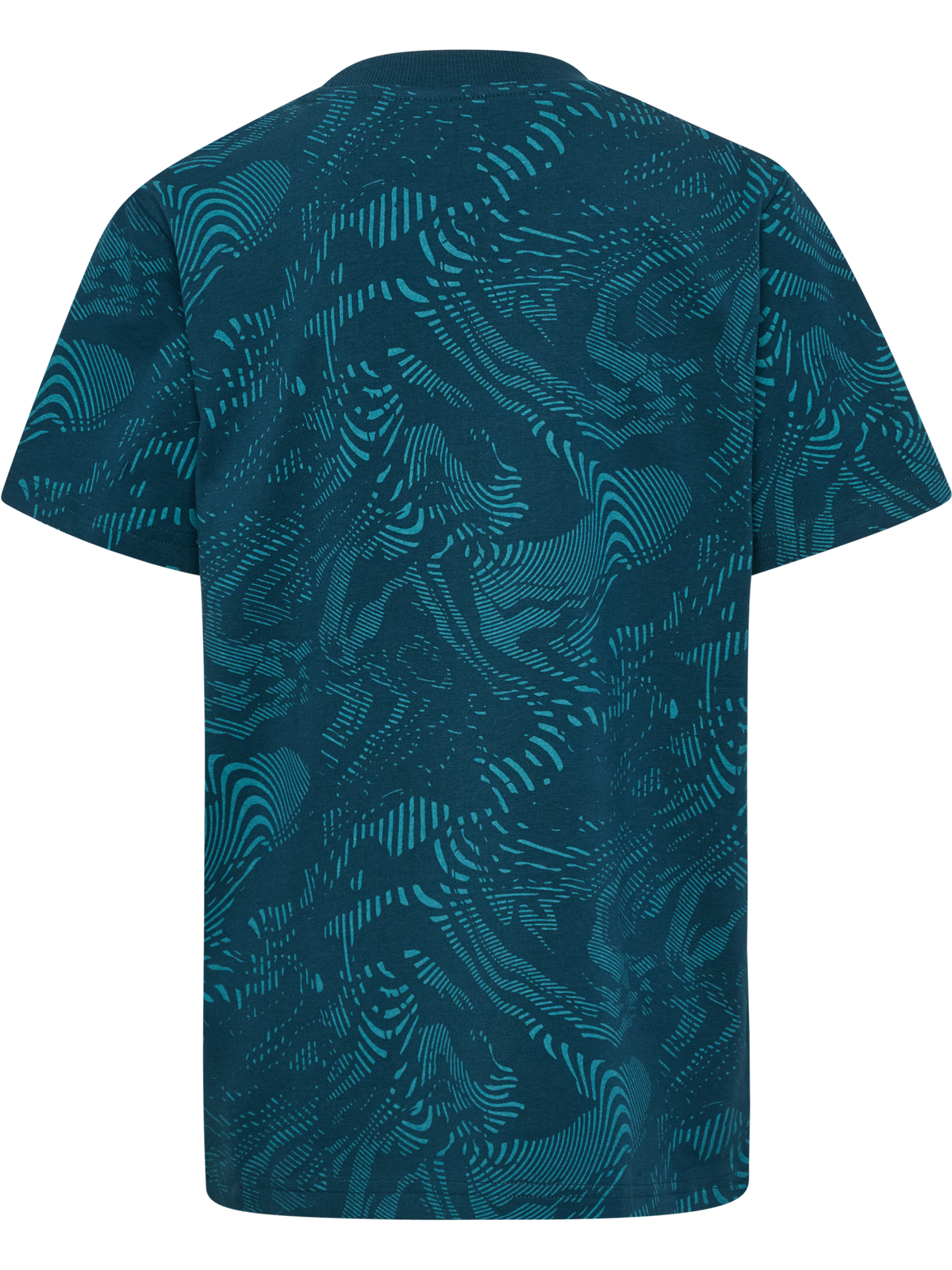 hummel Jr Aop Logo T-shirt Reflecting Pond