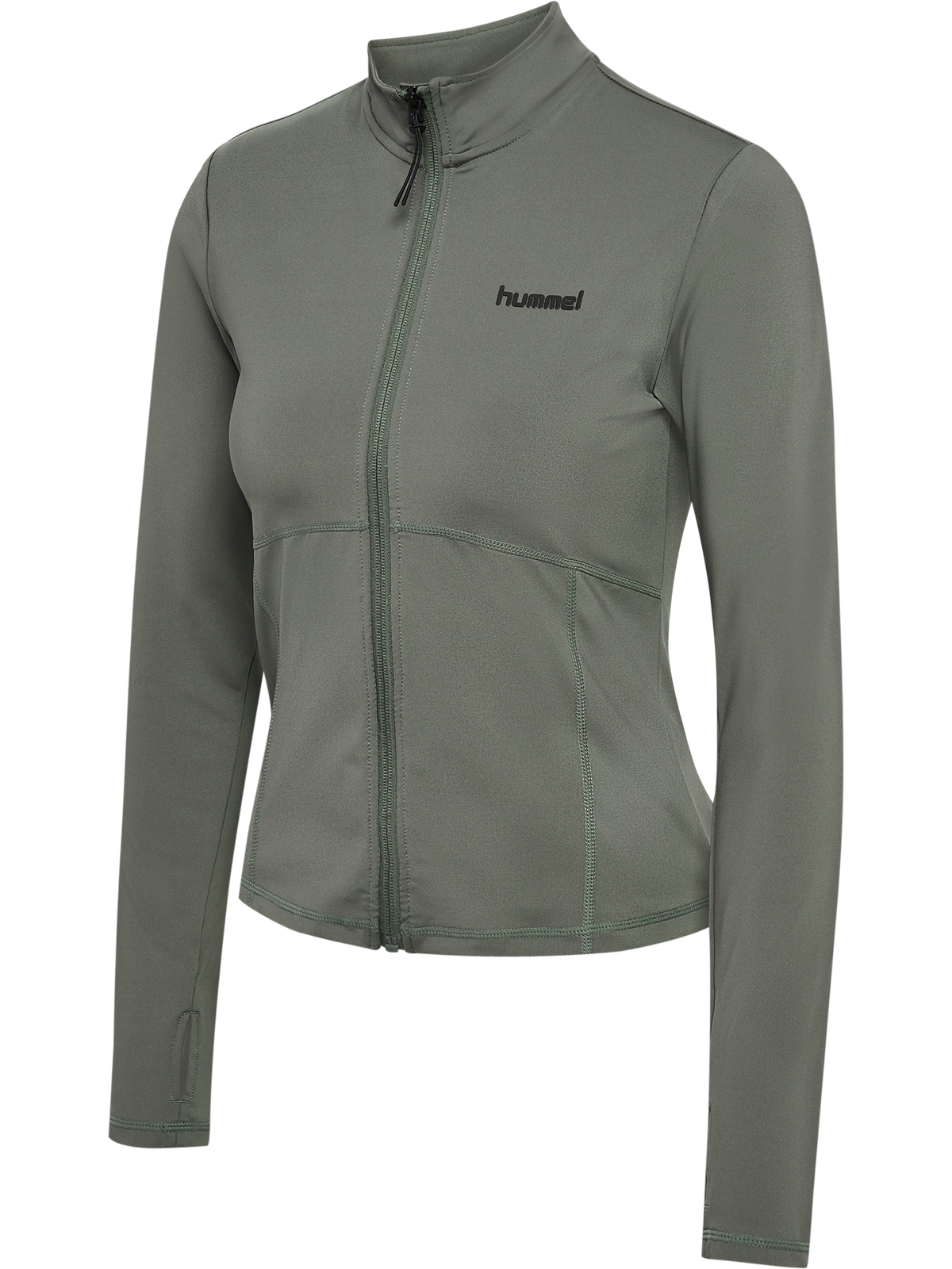 hummel Prima W Zip Blouse Castor Gray