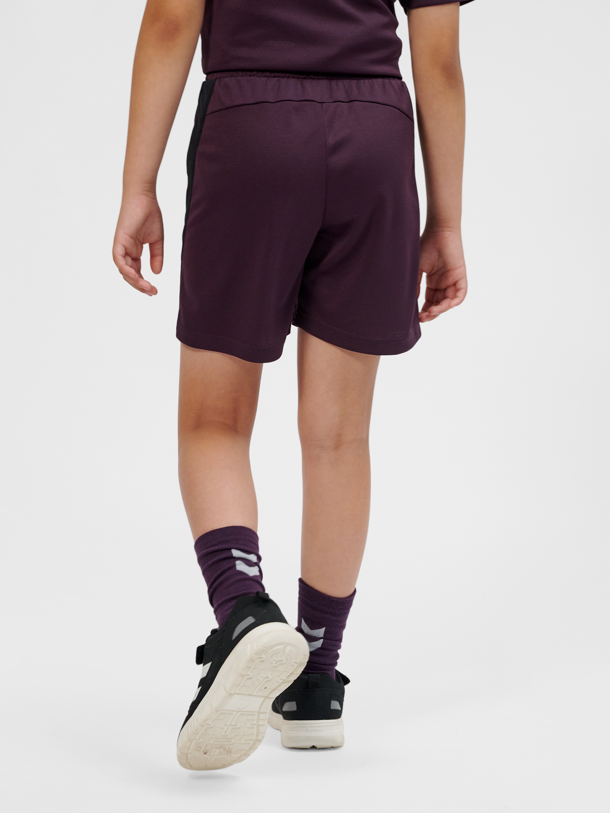 hummel Multi Pl Shorts Kids Plum Perfect