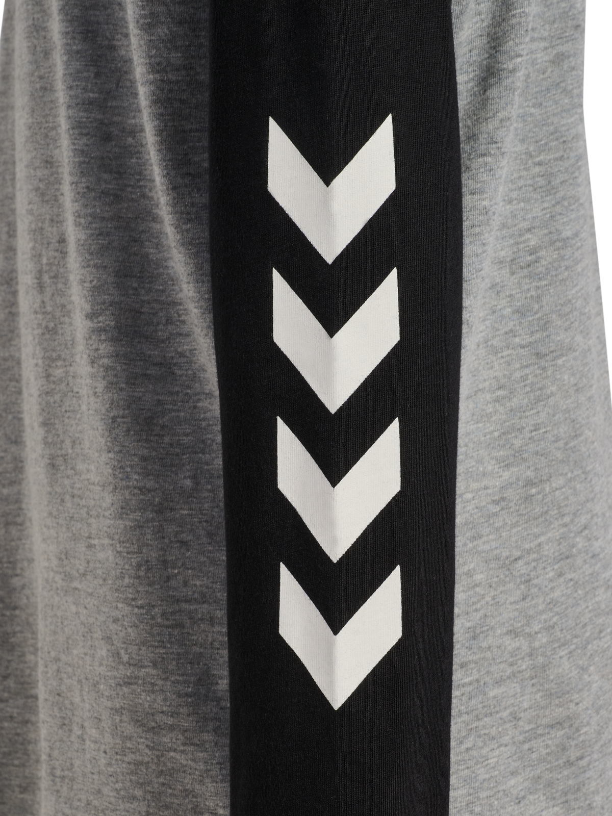 hummel Jr Logo T-shirt L/S Grey Melange