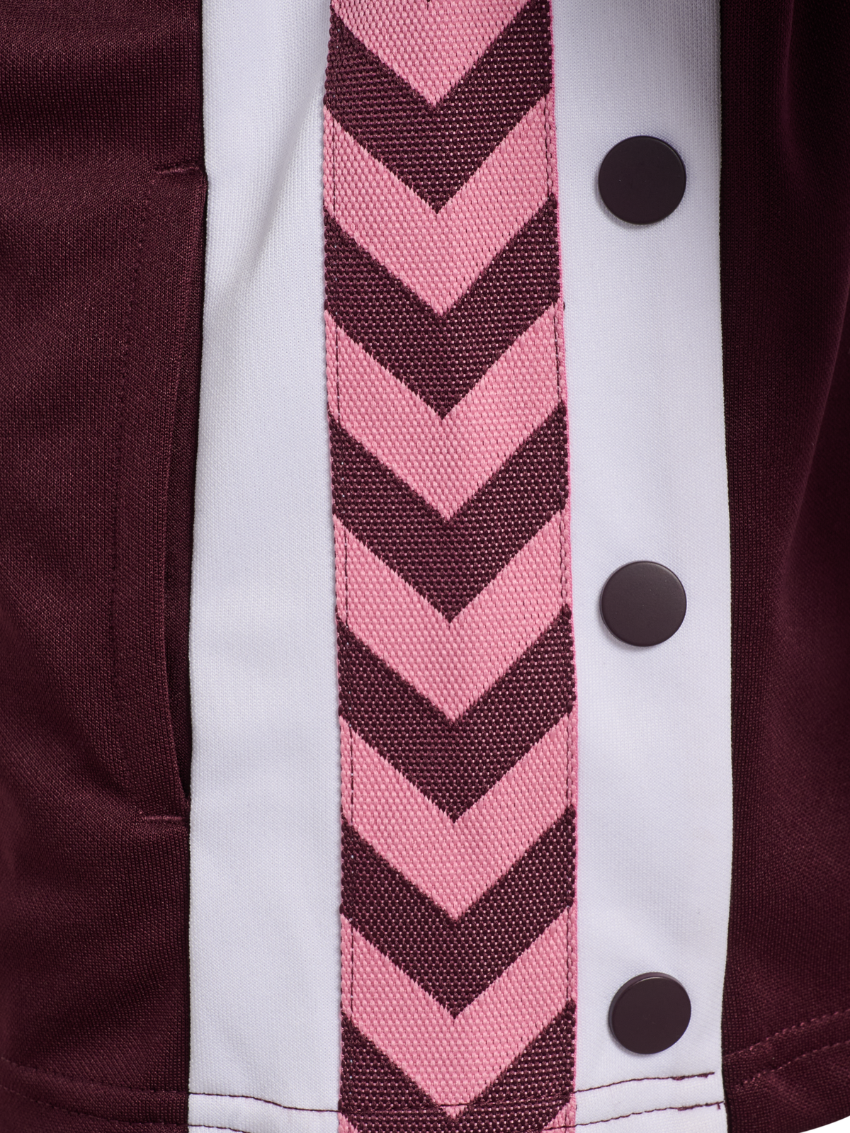 hummel Jr Chevron Zip Jacket Winetasting