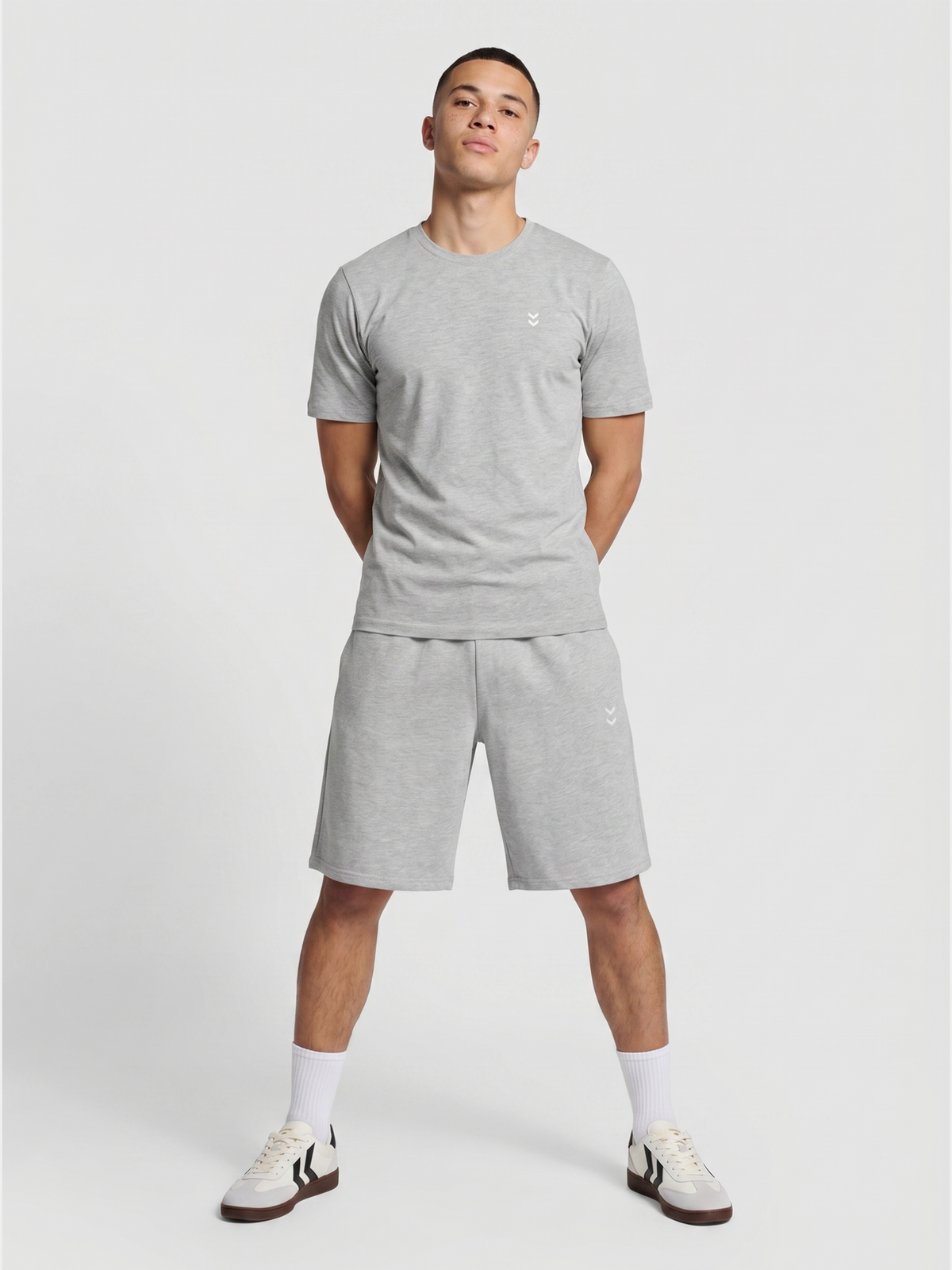 hummel Pulse Loose Sweat Shorts Grey Melange