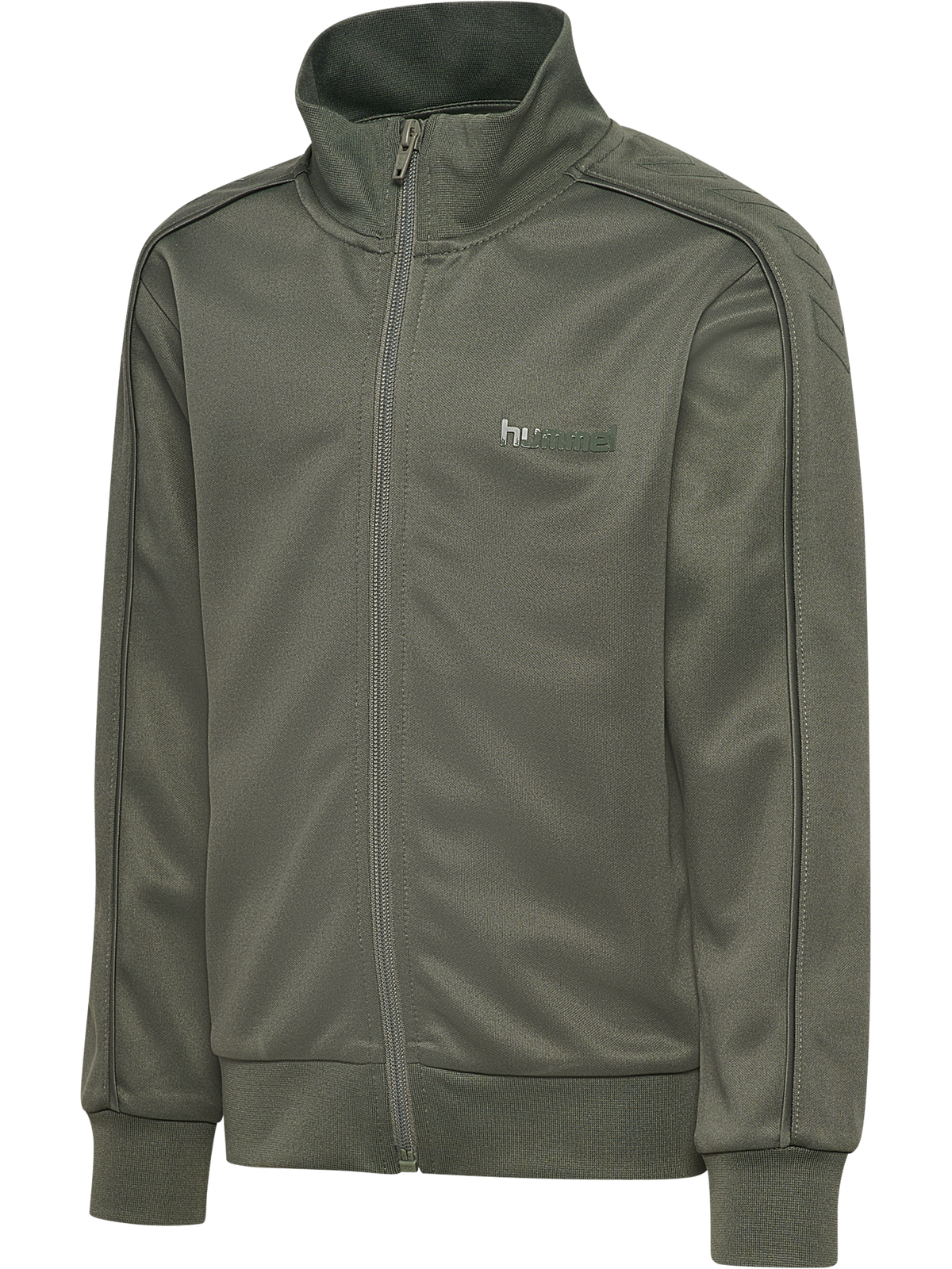 hummel Jr Reg Logo Track Suit Castor Gray