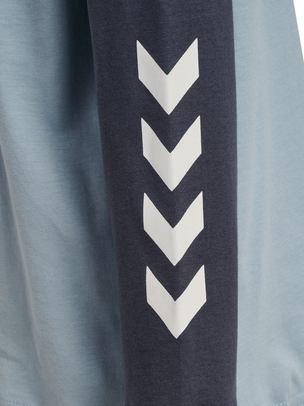 hummel Jr Logo T-shirt L/S Dusty Blue