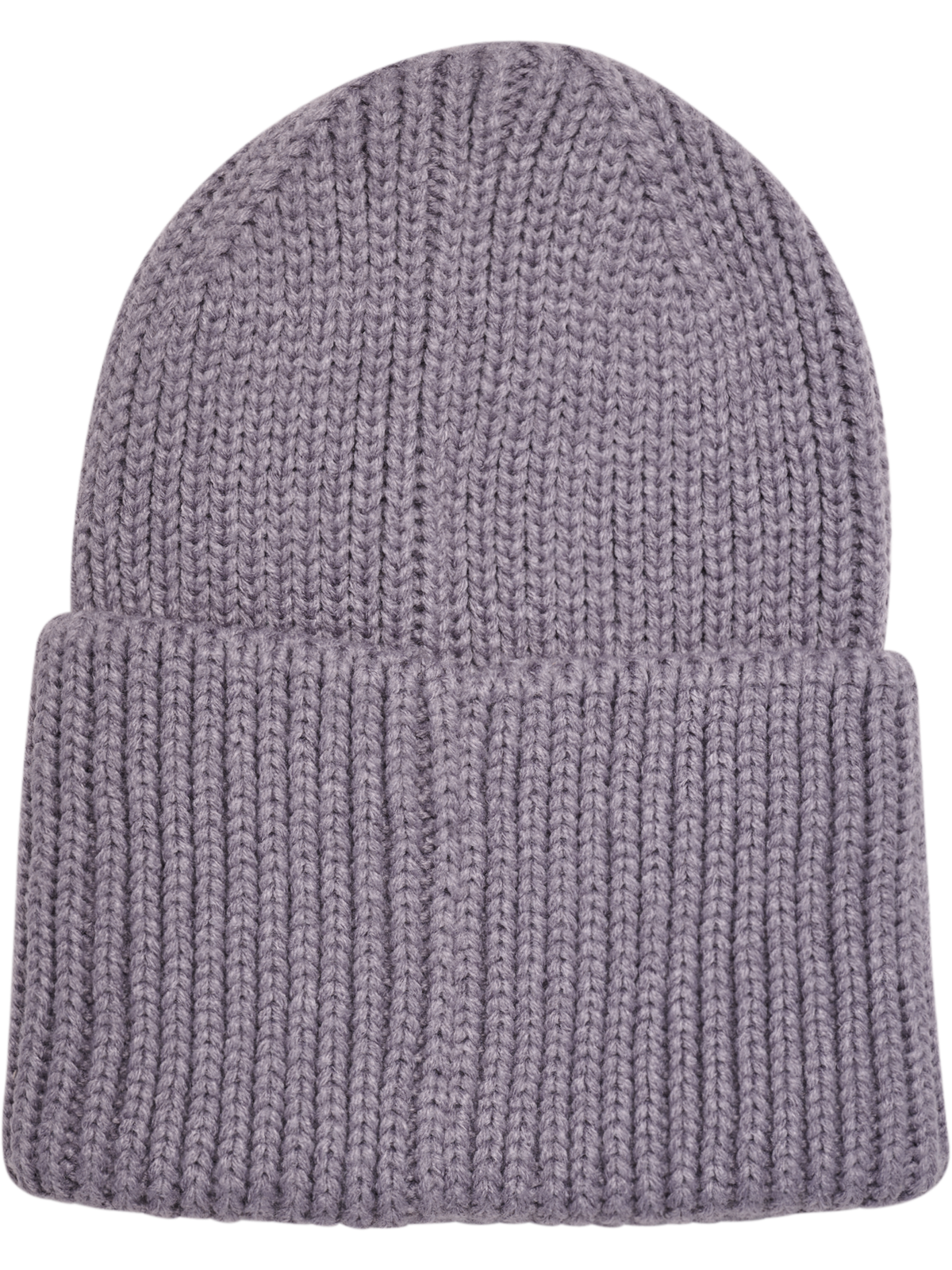 hummel Jr Heavy Rib Knit Beanie Gray Ridge