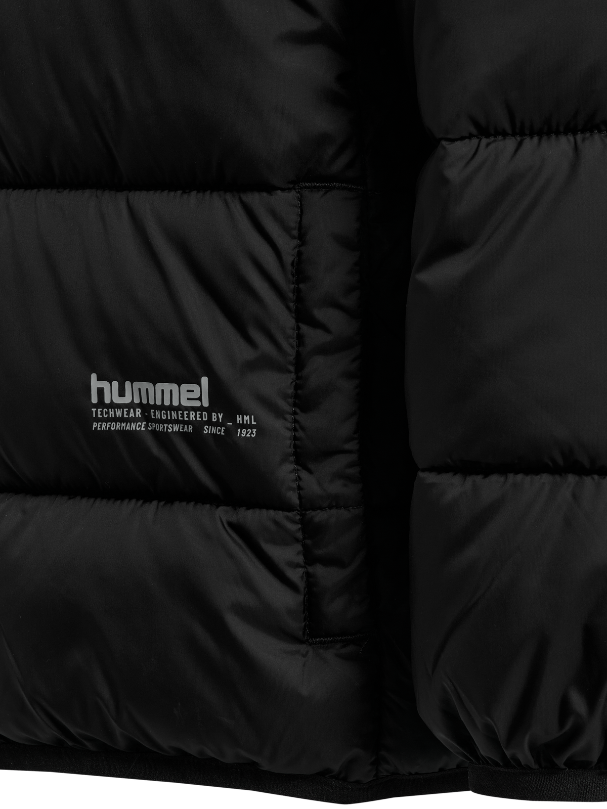 hummel Jr Lightweight Puffer Jacket Black