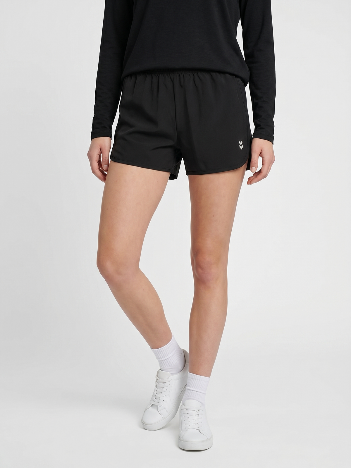 hummel Training W Curved Shorts Black