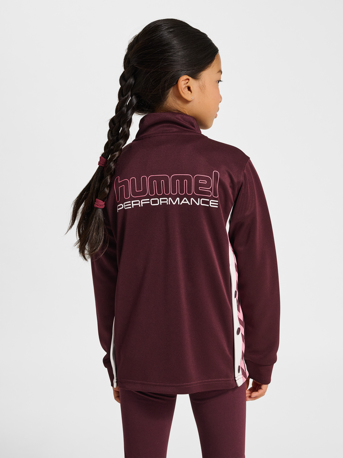 hummel Jr Chevron Zip Jacket Winetasting