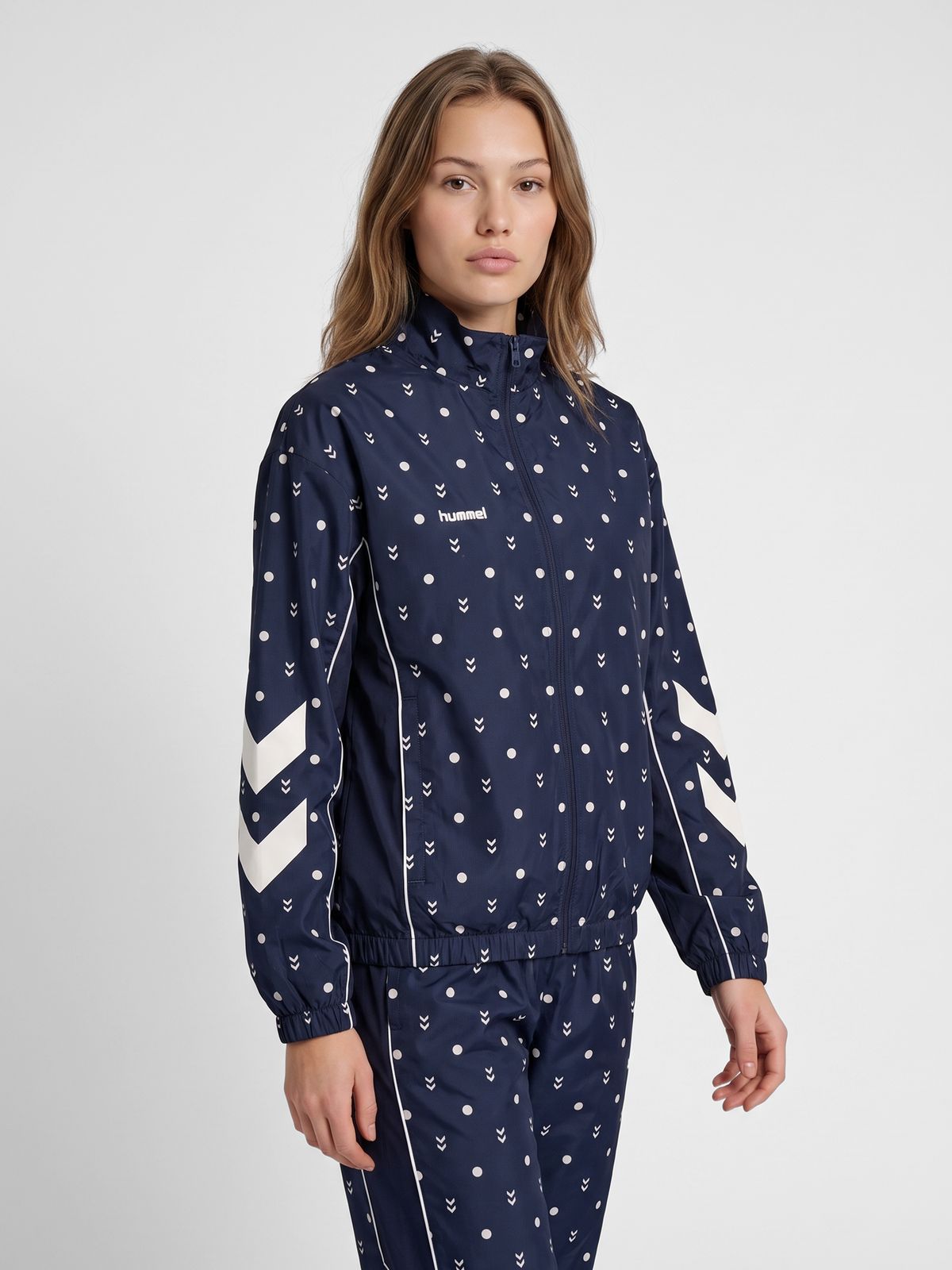 hummel I-D Ripstop Track Jacket Night Sky/Marshmallow